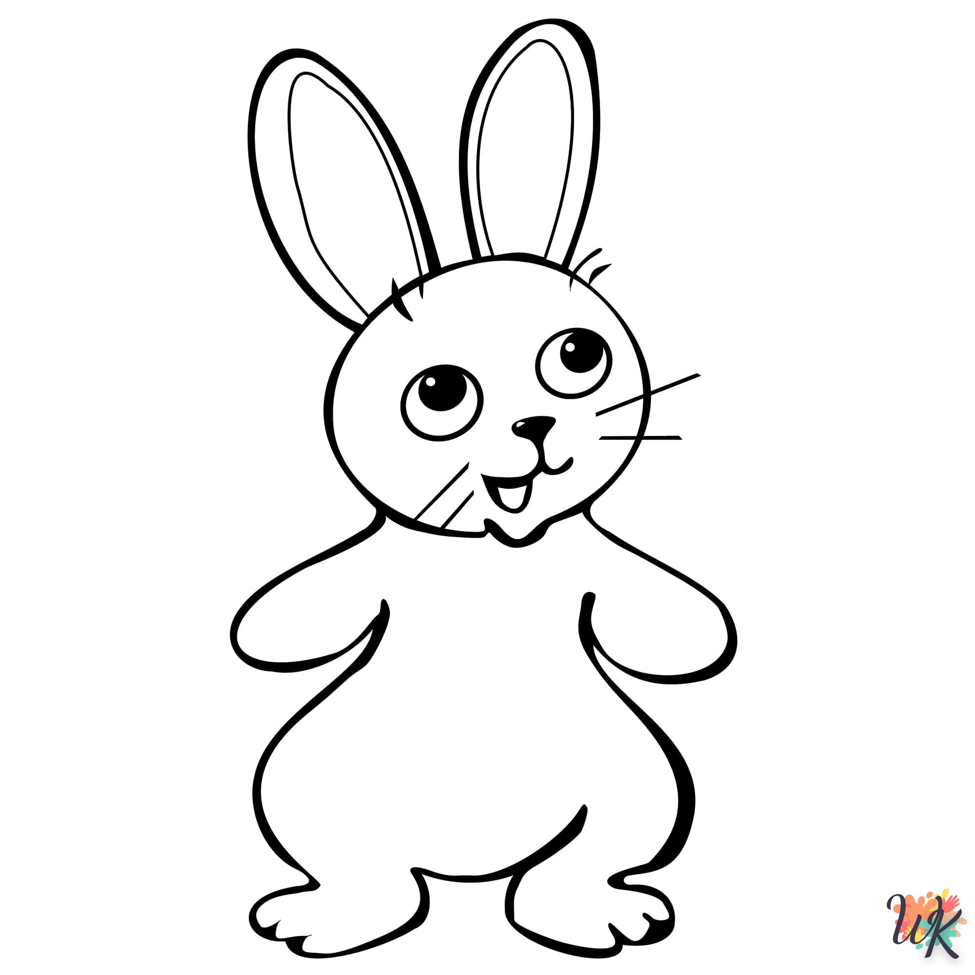 Dibujos para Colorear Conejos 49