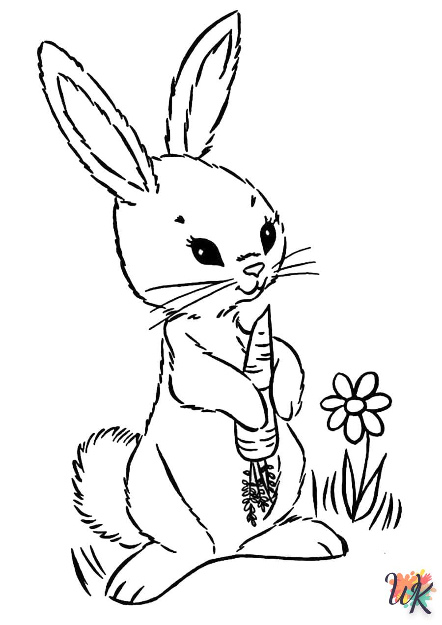 Dibujos para Colorear Conejos 51