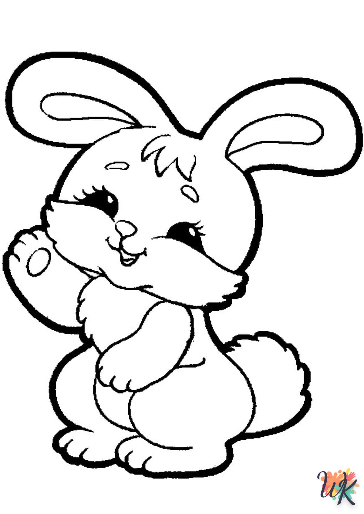Dibujos para Colorear Conejos 58