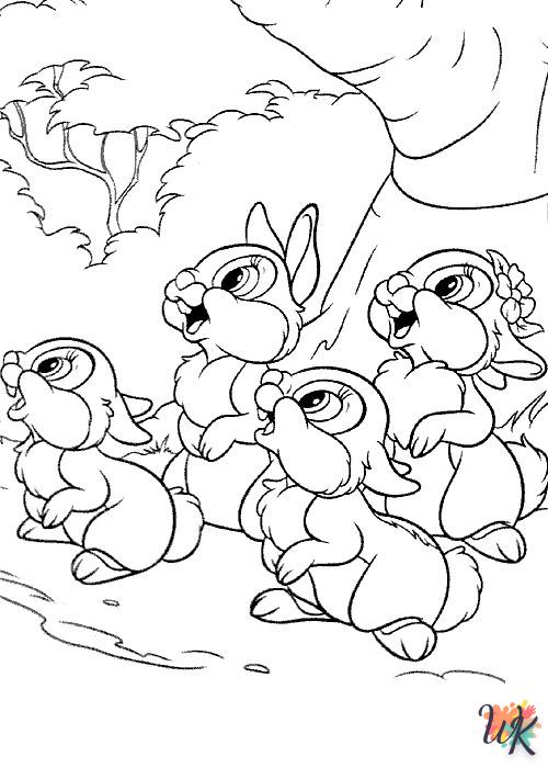 Dibujos para Colorear Conejos 61