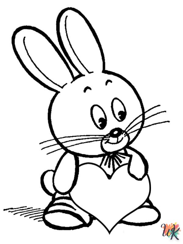 Dibujos para Colorear Conejos 64