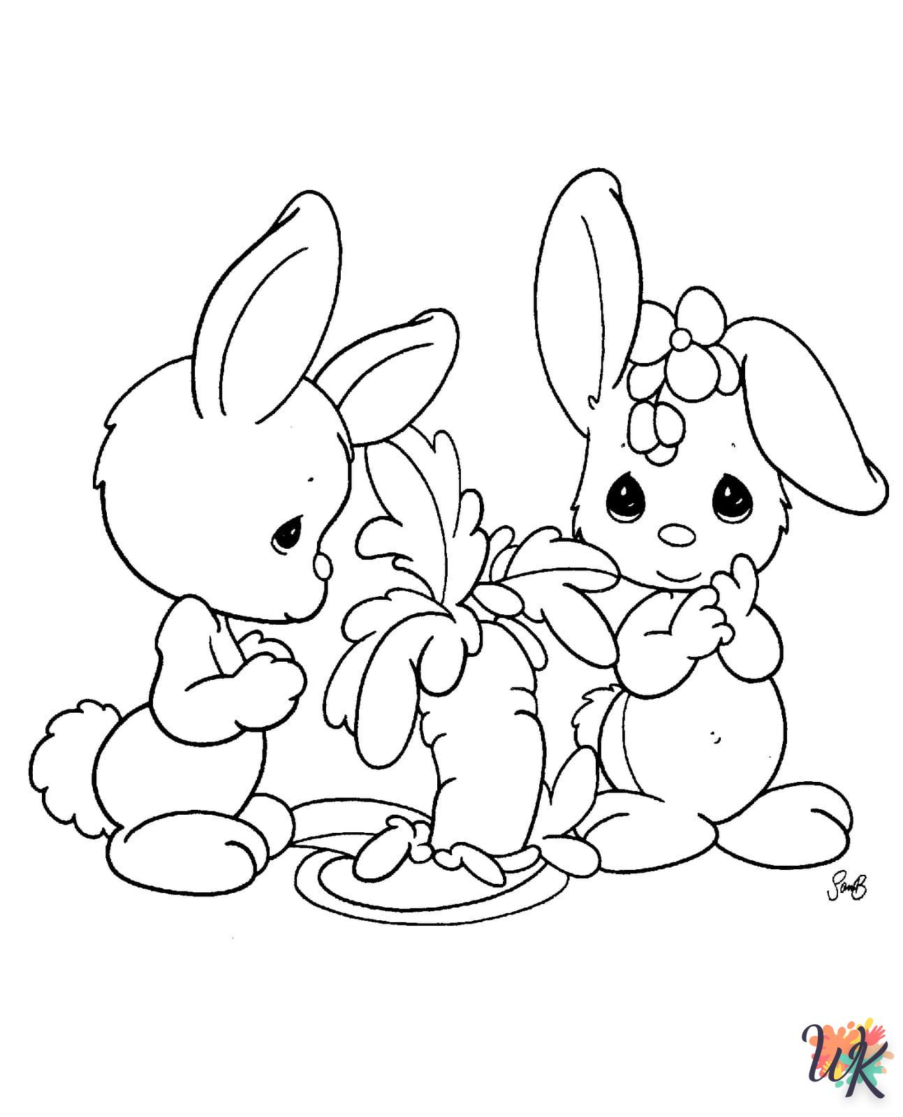 Dibujos para Colorear Conejos 65