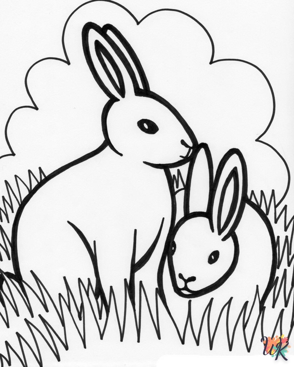 Dibujos para Colorear Conejos 66