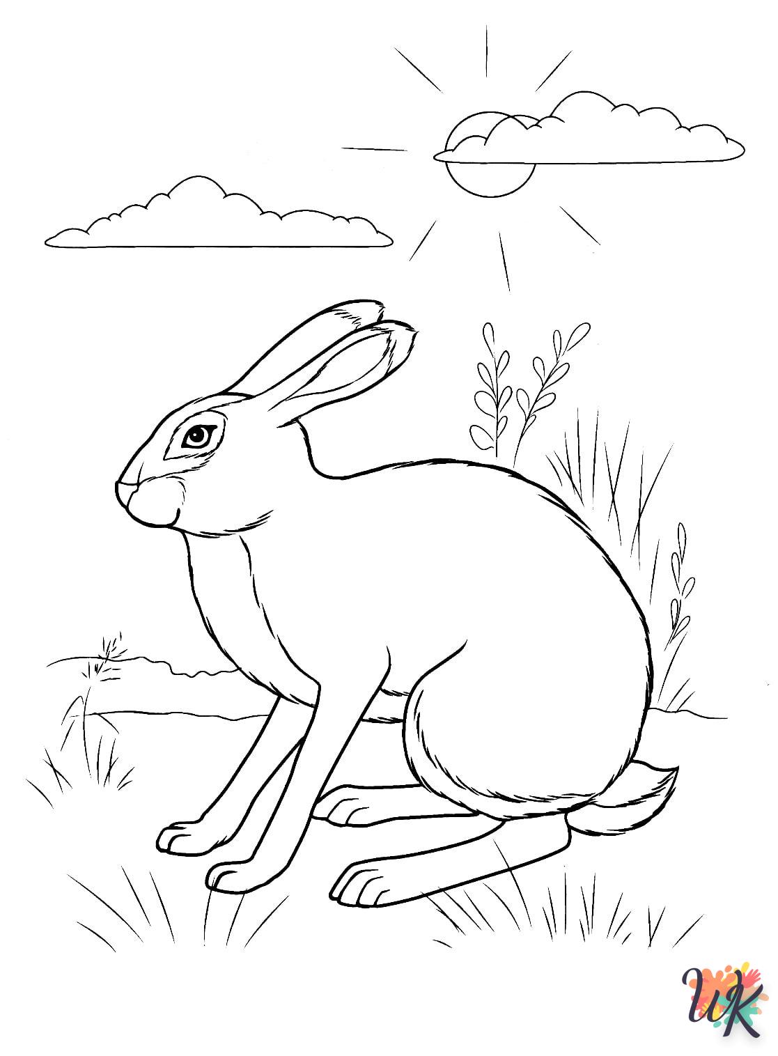 Dibujos para Colorear Conejos 70