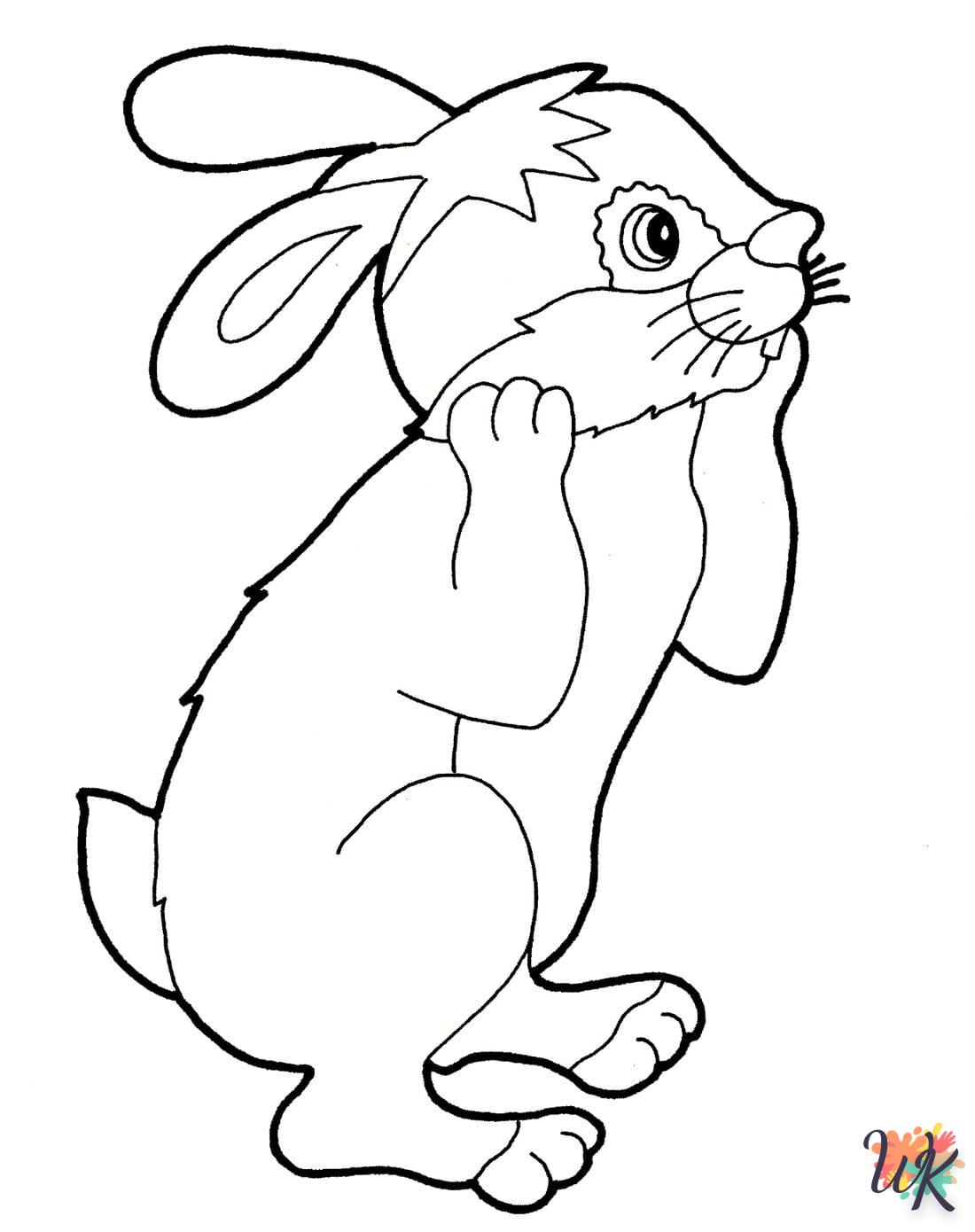 Dibujos para Colorear Conejos 71