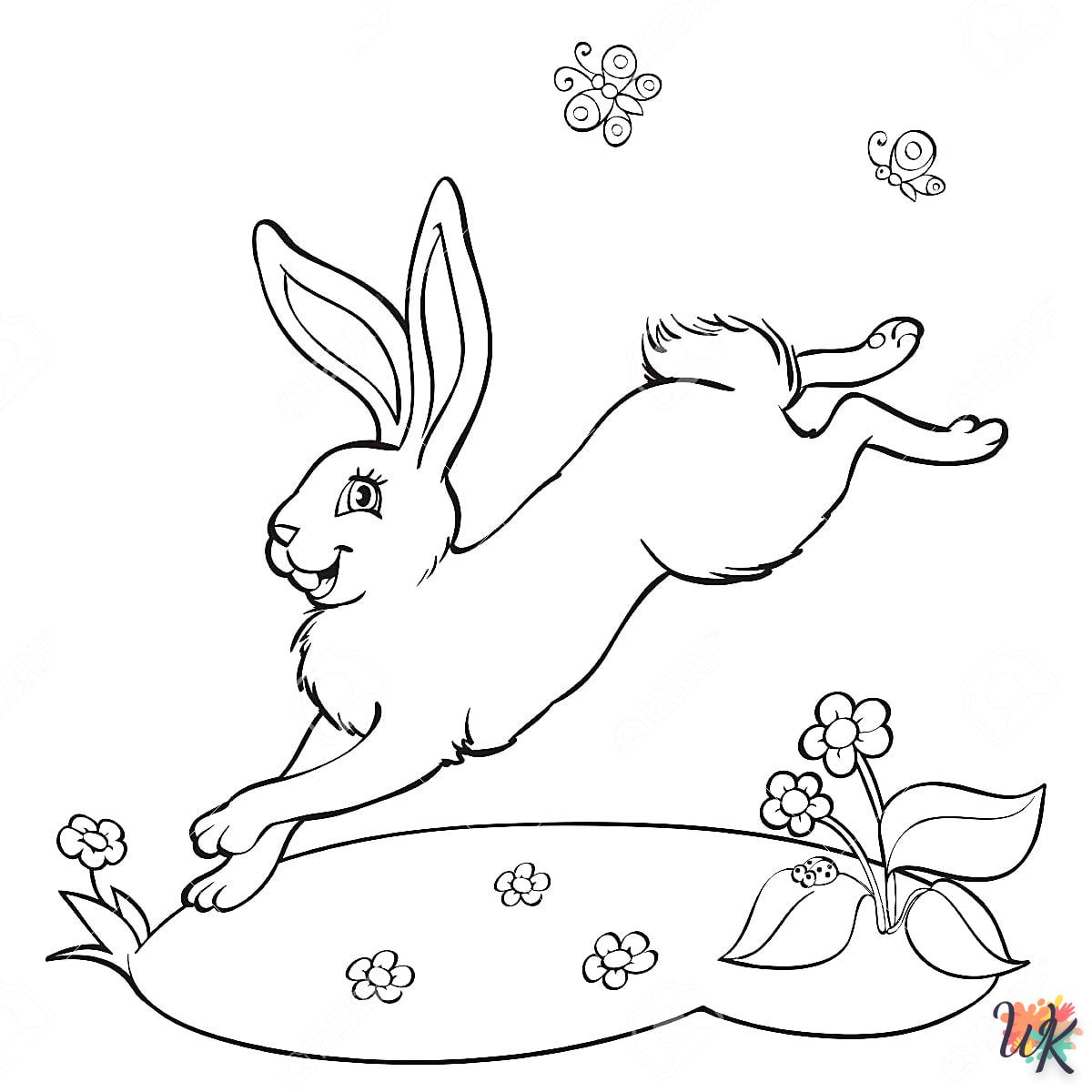 Dibujos para Colorear Conejos 72
