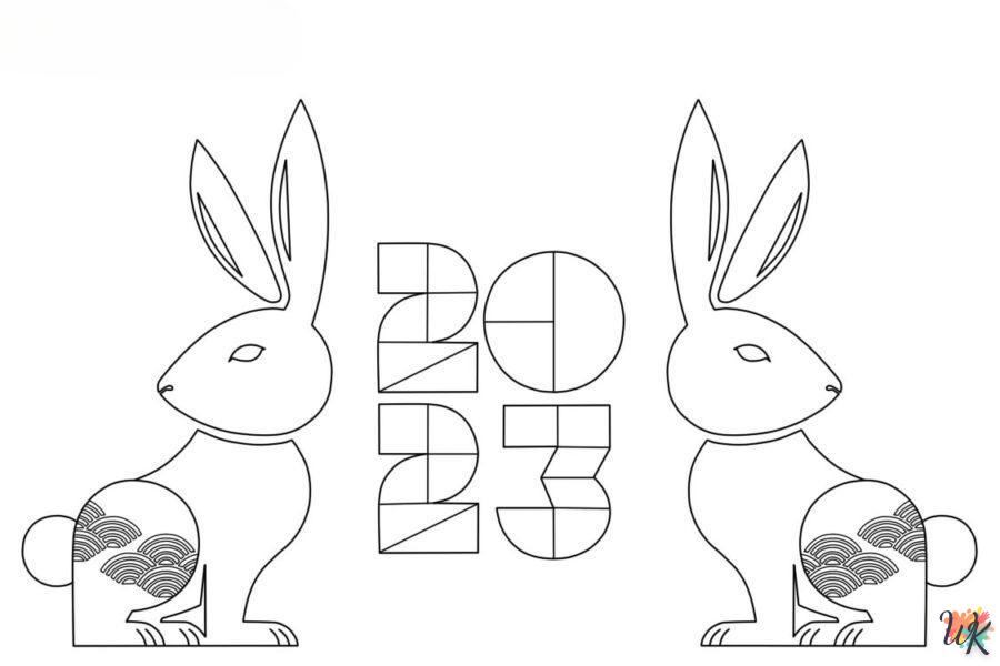 Dibujos para Colorear Conejos 75