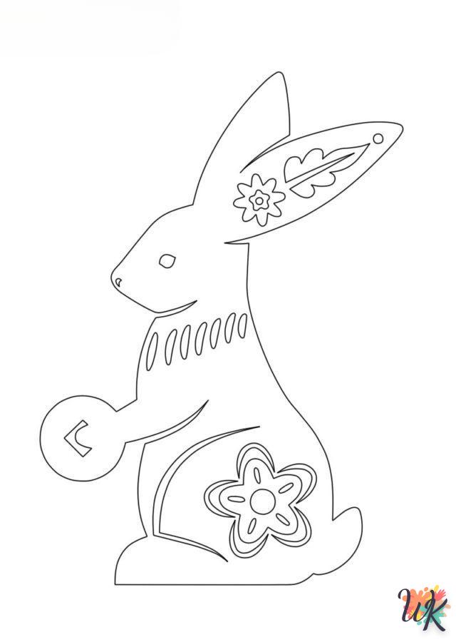 Dibujos para Colorear Conejos 81