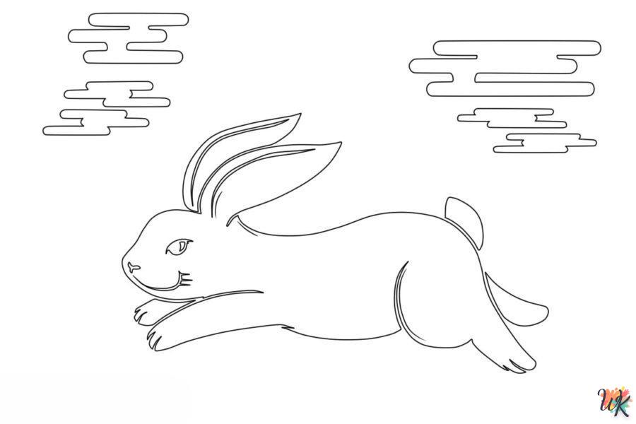 Dibujos para Colorear Conejos 82
