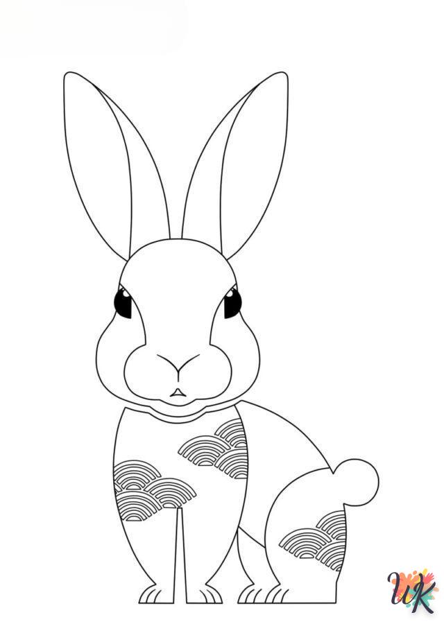 Dibujos para Colorear Conejos 83