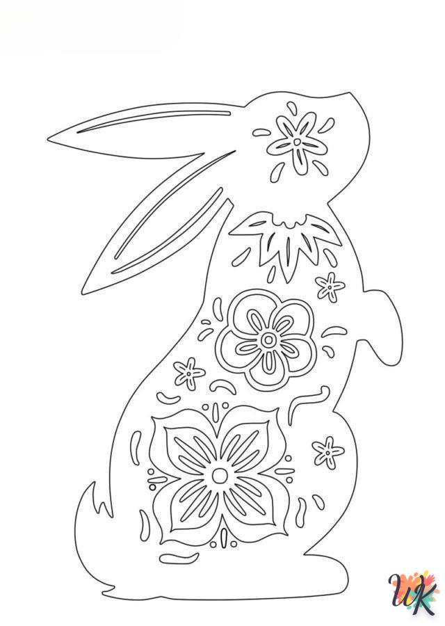 Dibujos para Colorear Conejos 84