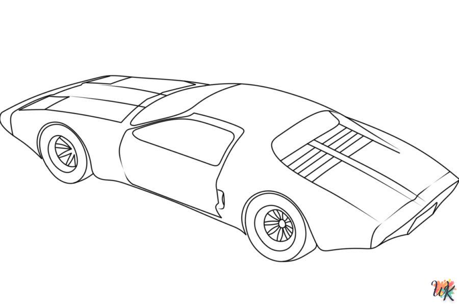 Dibujos para Colorear Corvette 47