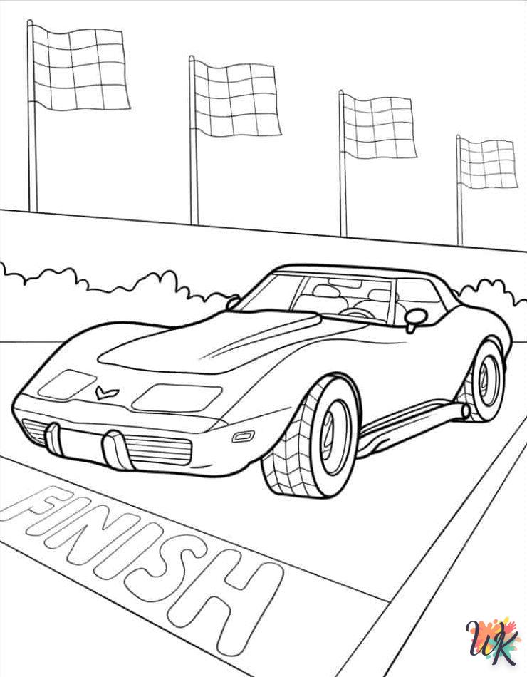 Dibujos para Colorear Corvette 8