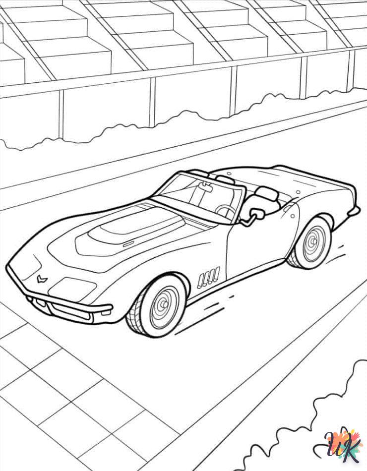 Dibujos para Colorear Corvette 7