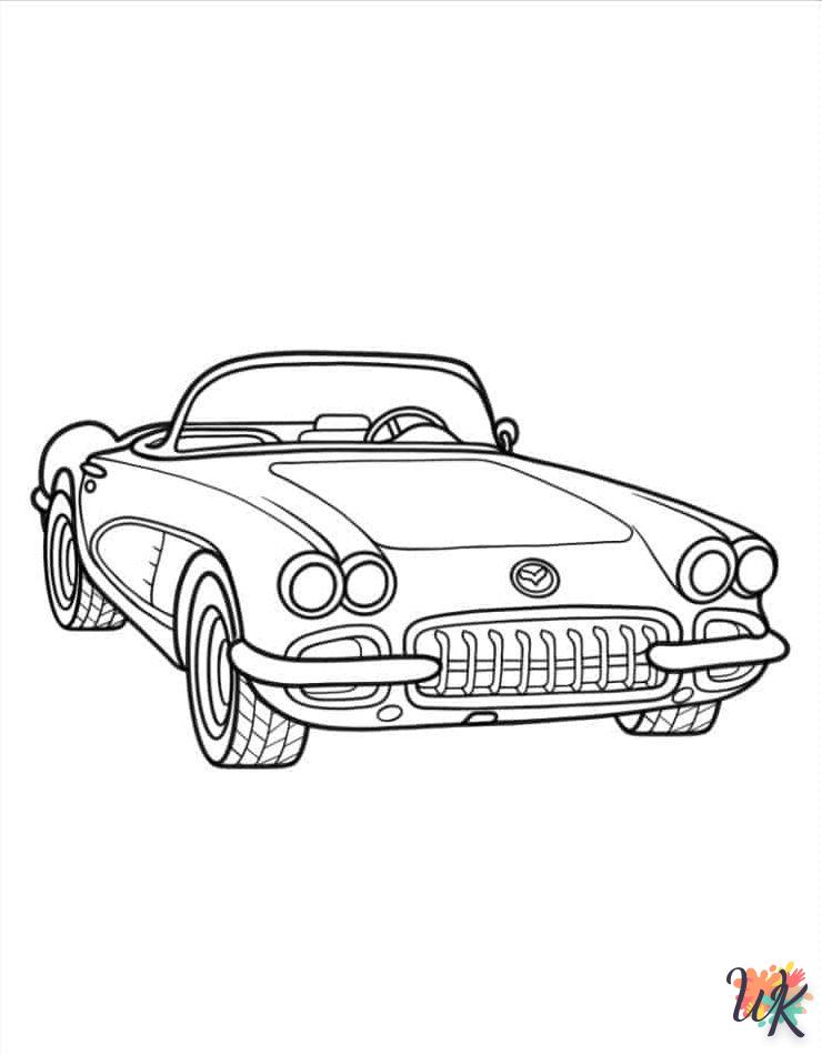 Dibujos para Colorear Corvette 2
