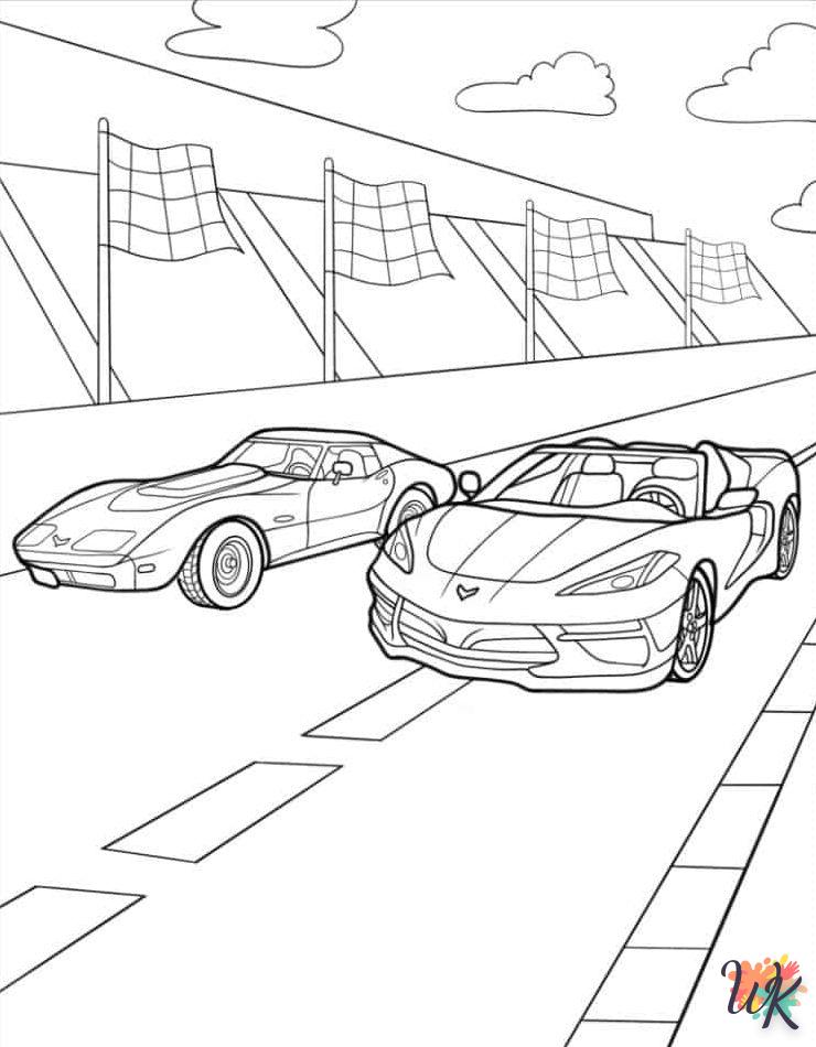 Dibujos para Colorear Corvette