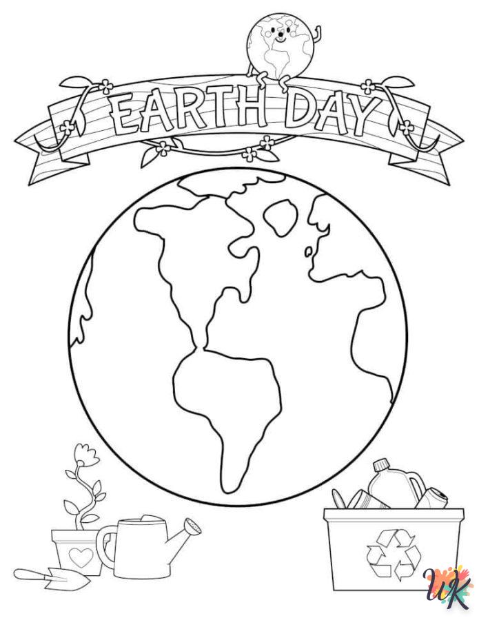 Dibujos para Colorear Día de la Tierra 93