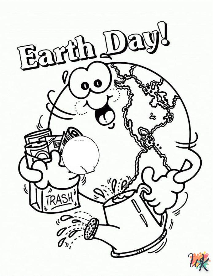 Dibujos para Colorear Día de la Tierra 99