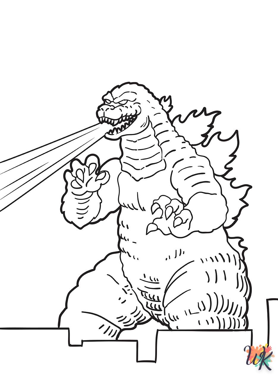 Dibujos para Colorear Godzilla 4