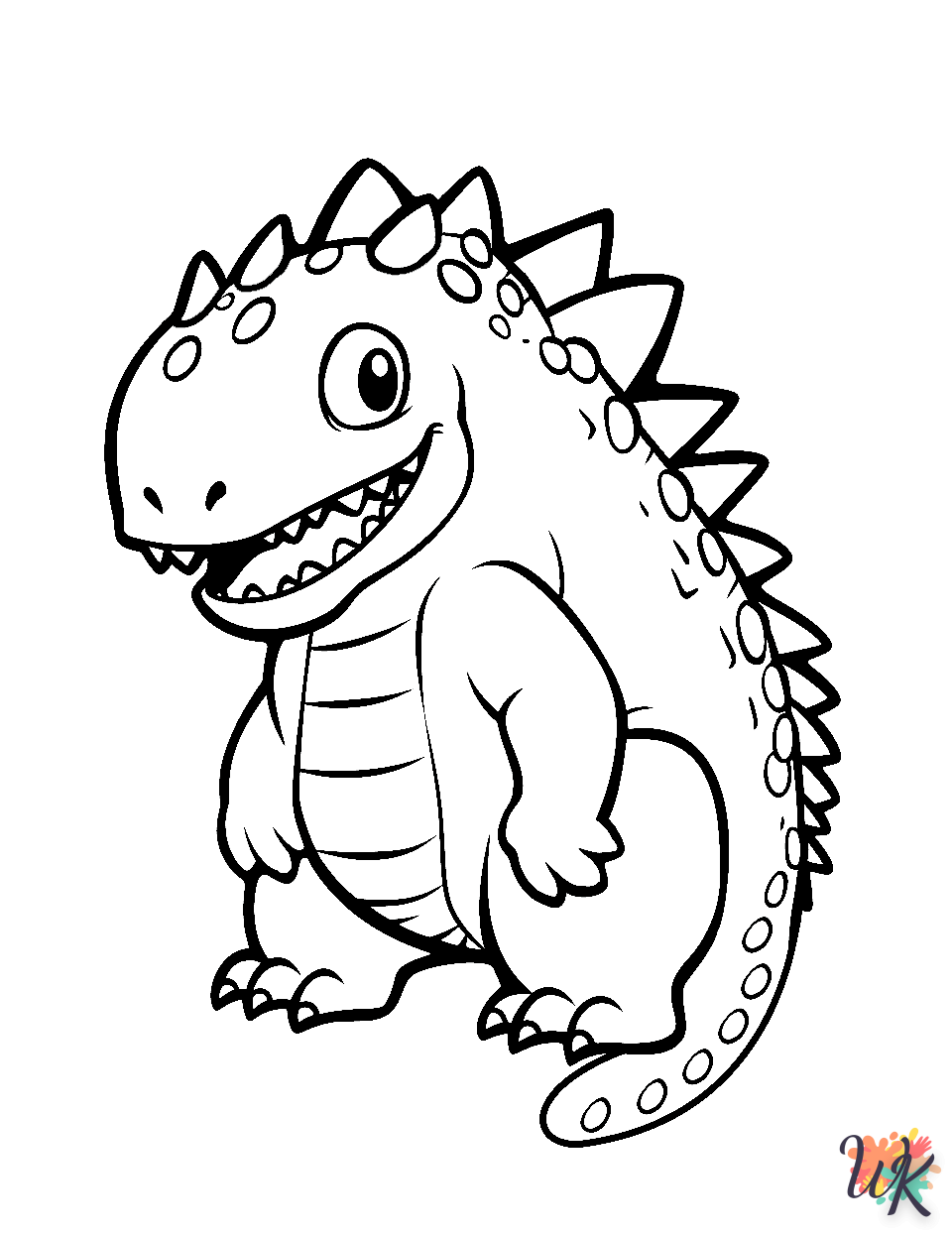 Dibujos para Colorear Godzilla 18