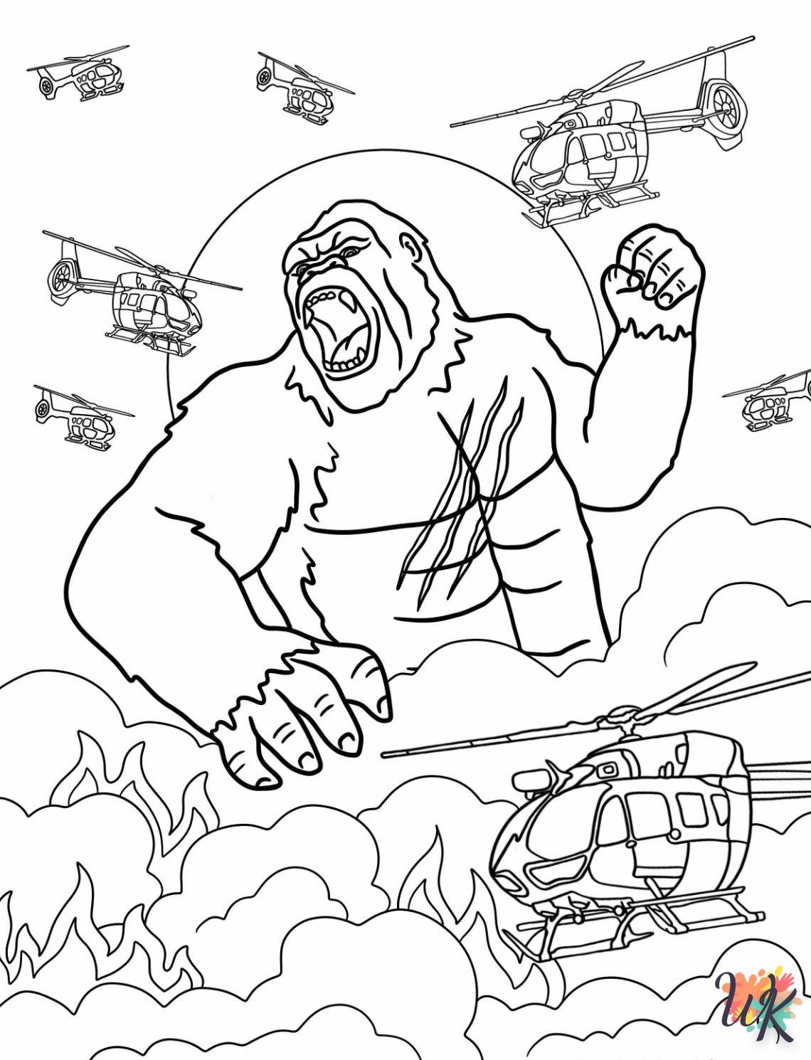 Dibujos para Colorear King Kong
