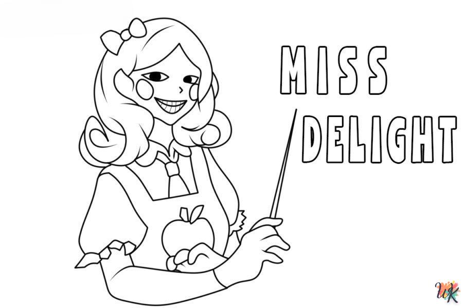 Dibujos para Colorear Miss Delight 8