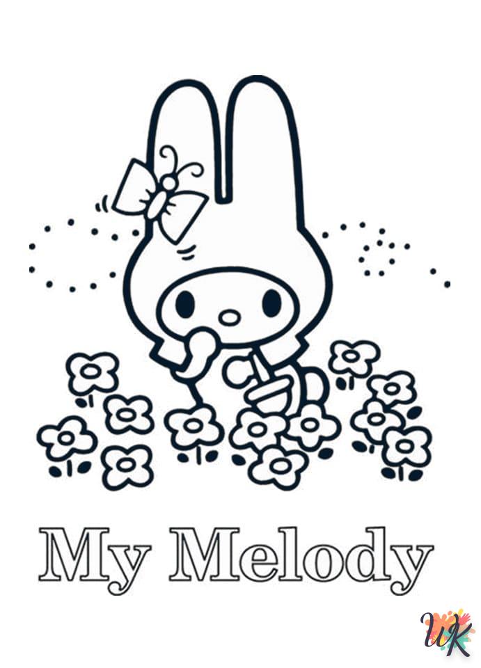Dibujos para Colorear My Melody 55