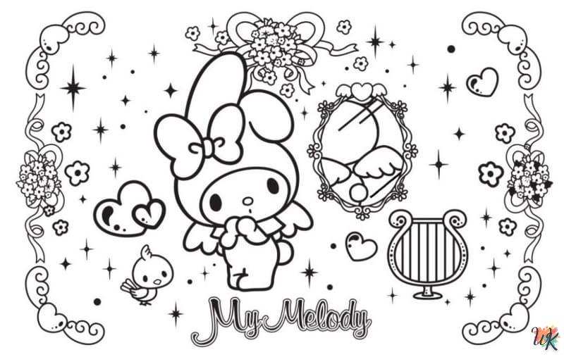 Dibujos para Colorear My Melody 60