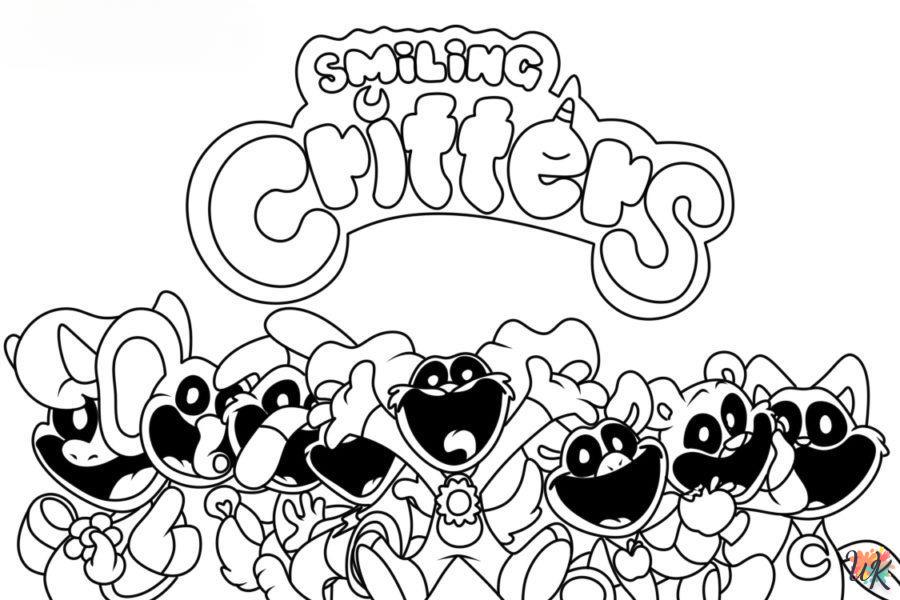 Dibujos para Colorear Smiling Critters 5