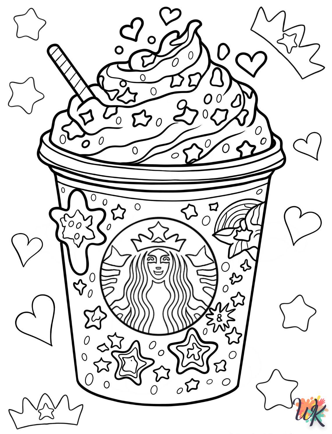 Dibujos para Colorear Starbucks 3