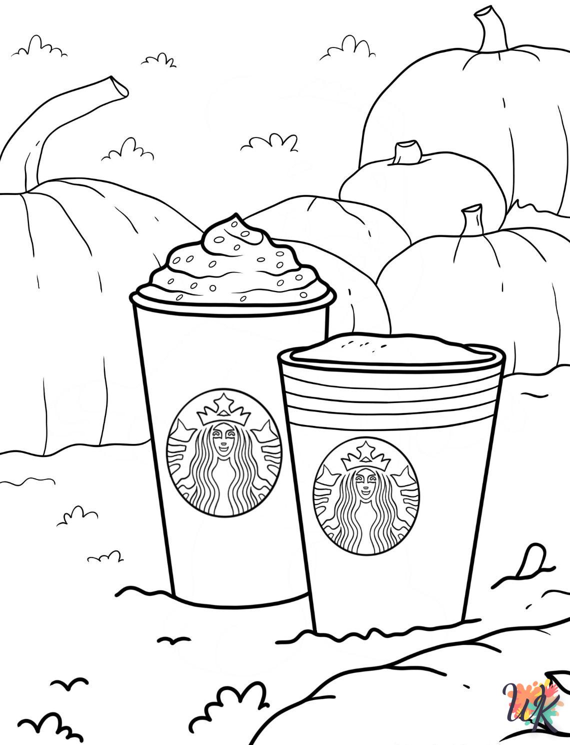 Dibujos para Colorear Starbucks 10