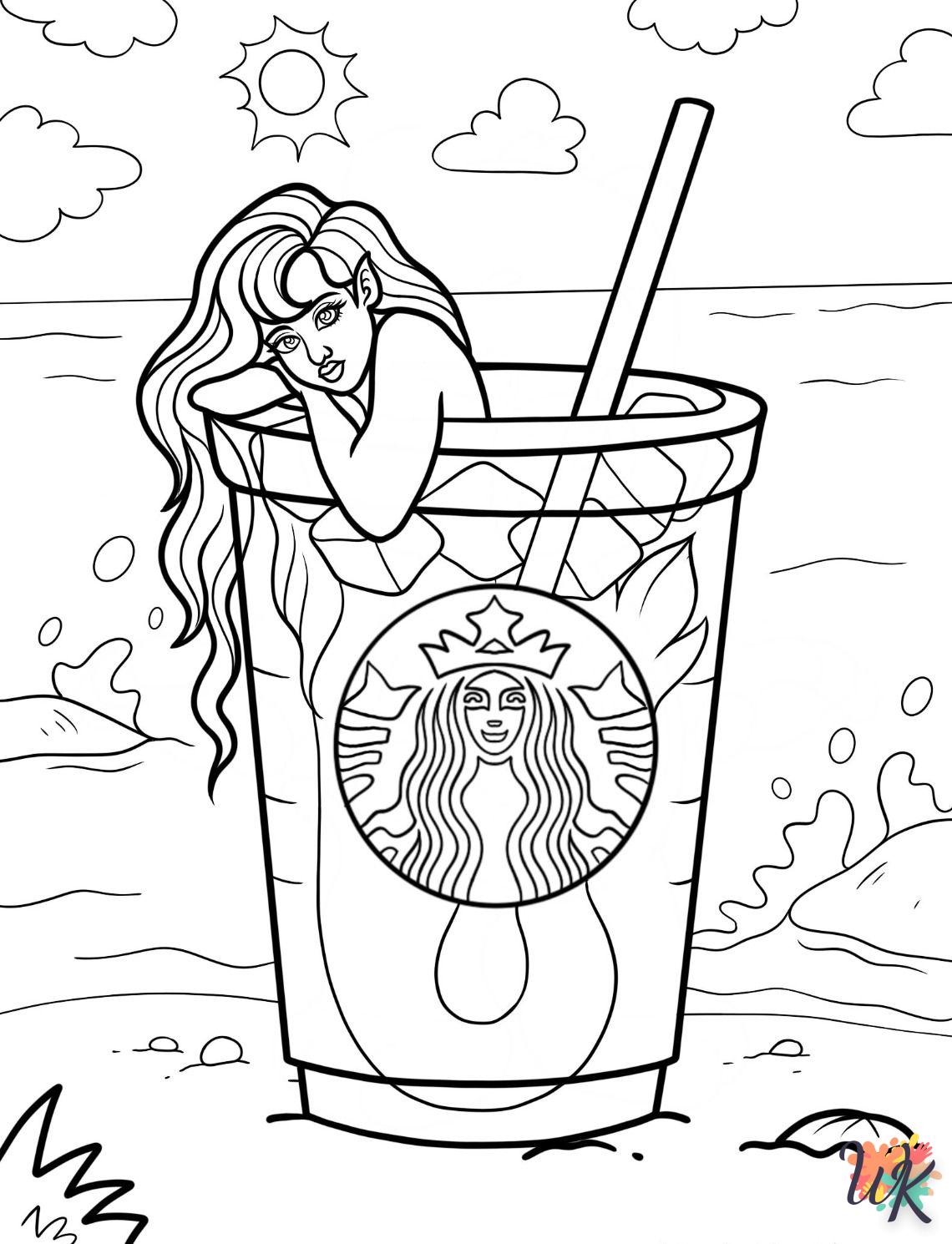 Dibujos para Colorear Starbucks 7