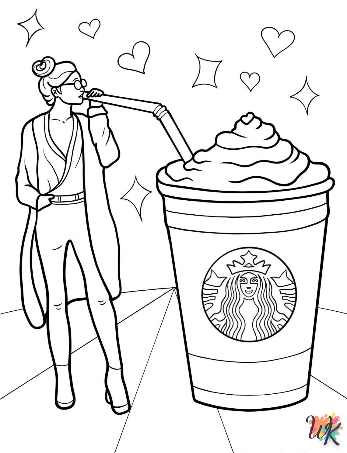 Dibujos para Colorear Starbucks 14