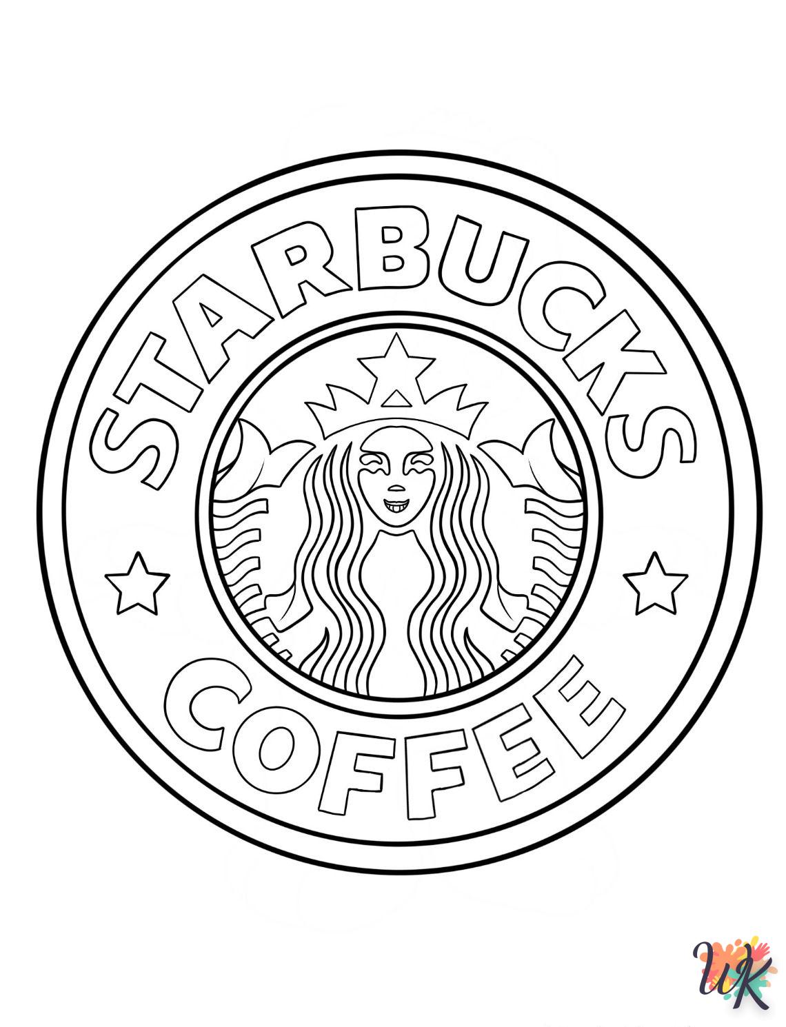 Dibujos para Colorear Starbucks 12
