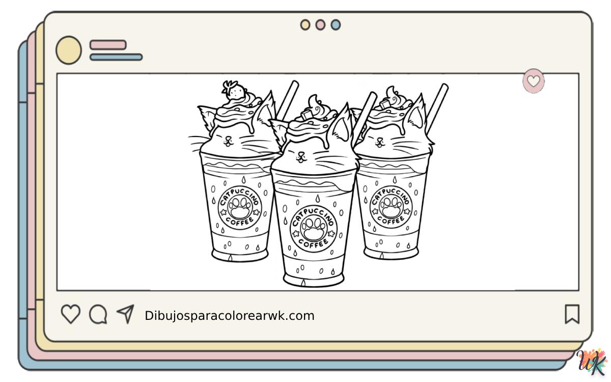 17 Dibujos Para Colorear Starbucks