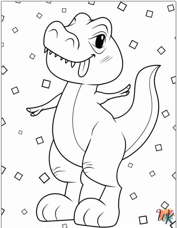 Dibujos para Colorear T Rex 39