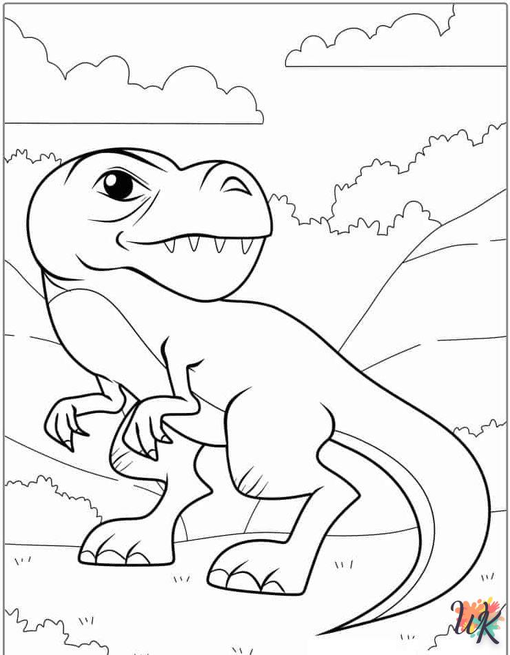 Dibujos para Colorear T Rex 30