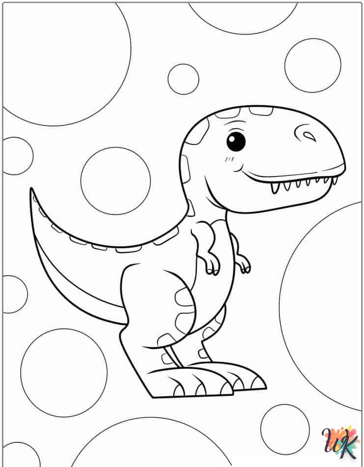 Dibujos para Colorear T Rex 25