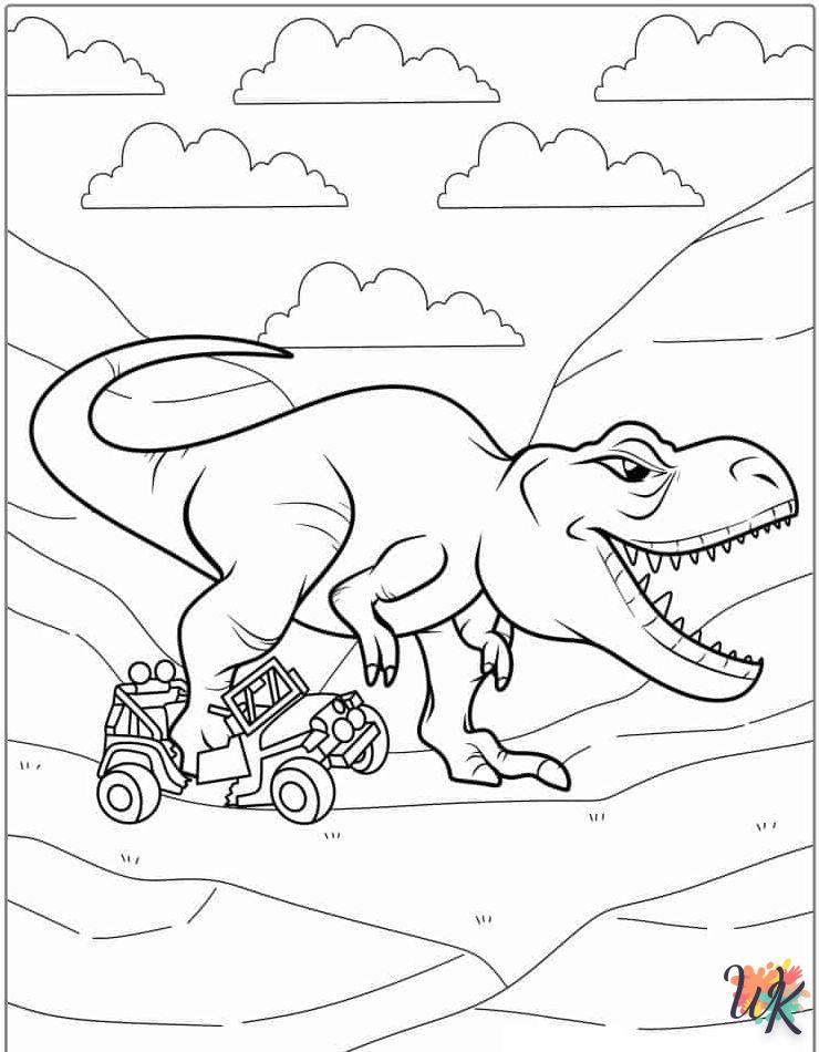 Dibujos para Colorear T Rex 24