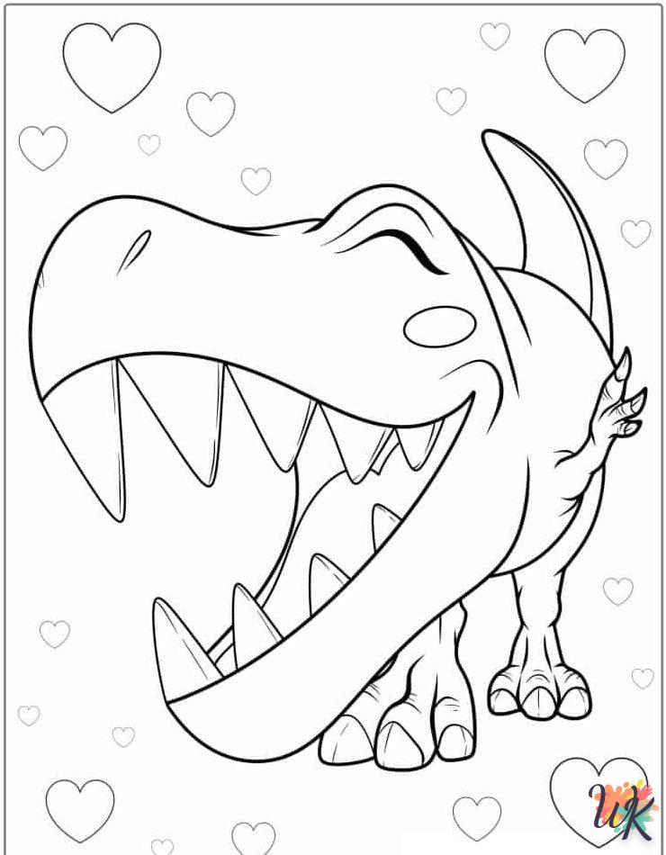 Dibujos para Colorear T Rex 23