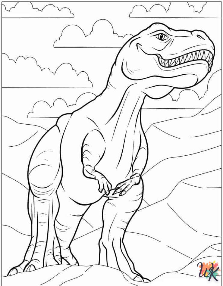 Dibujos para Colorear T Rex 38