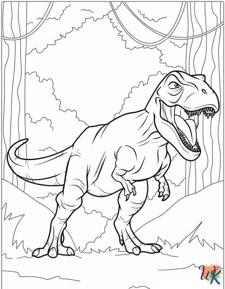 Dibujos para Colorear T Rex 21