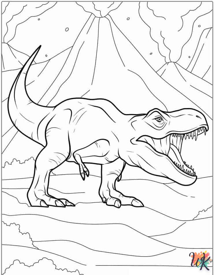 Dibujos para Colorear T Rex 20