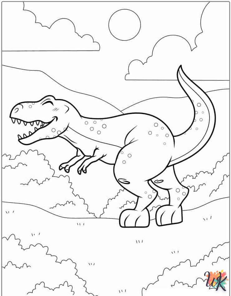 Dibujos para Colorear T Rex 19