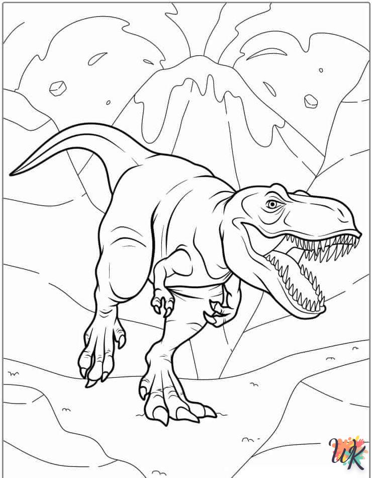 Dibujos para Colorear T Rex 18