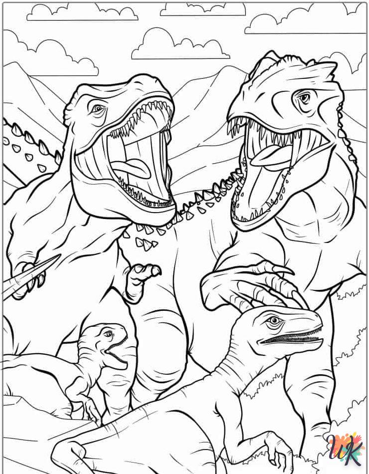 Dibujos para Colorear T Rex 17
