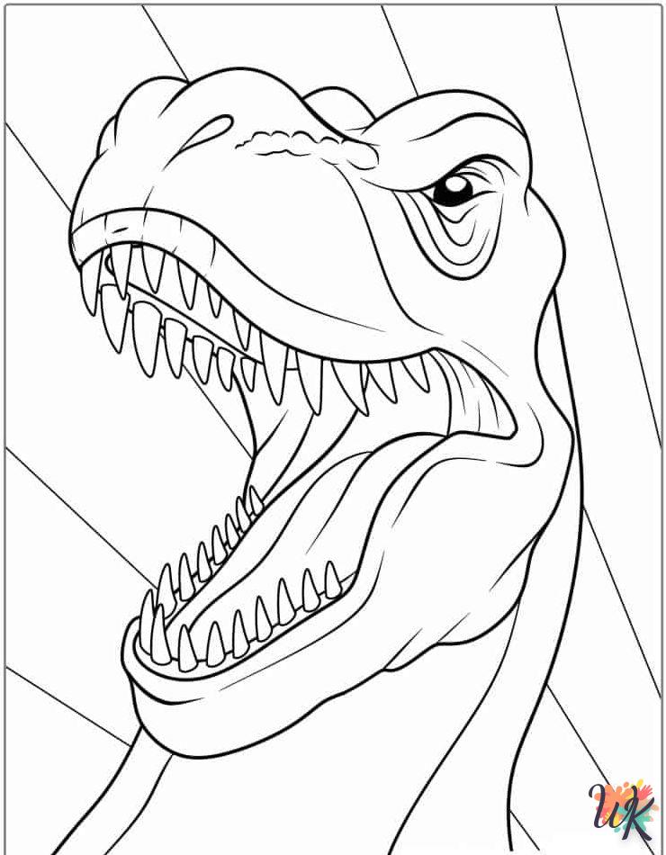 Dibujos para Colorear T Rex 16