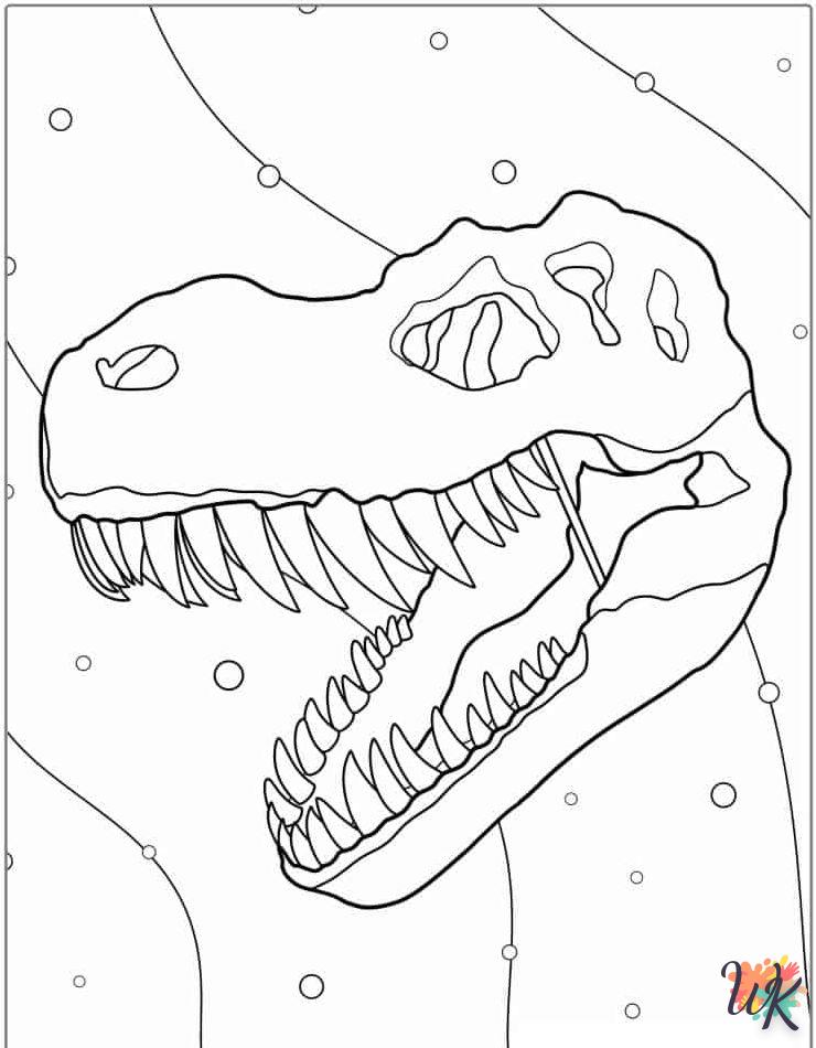 Dibujos para Colorear T Rex 14