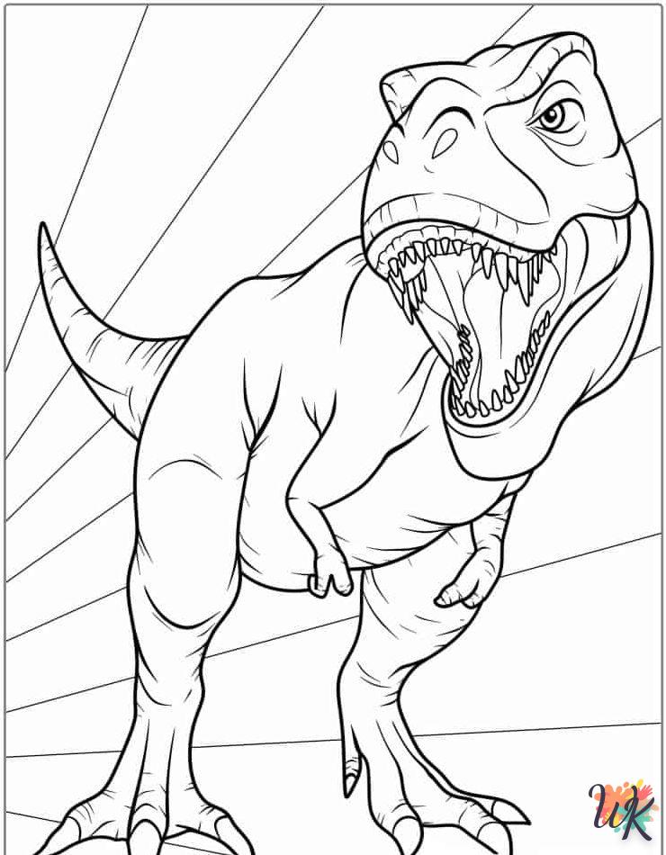 Dibujos para Colorear T Rex 37