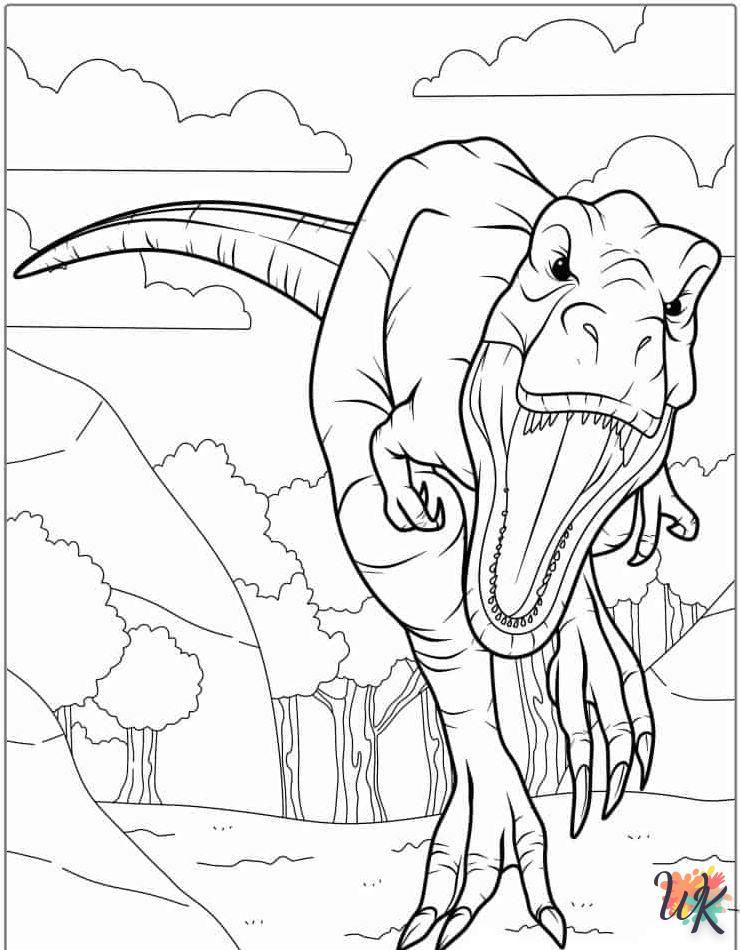 Dibujos para Colorear T Rex 11